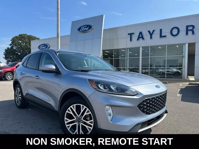 Used 2022 Blue Silver Metallic Ford SEL image 1