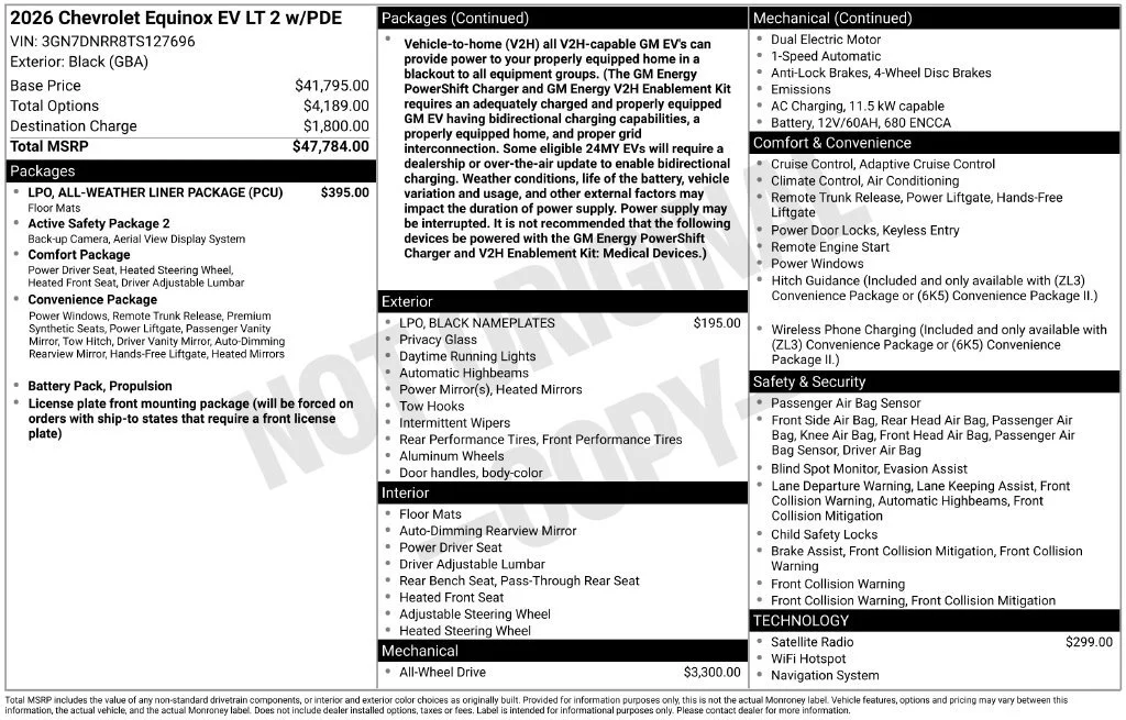 2026 Chevrolet Equinox EV 2LT - Photo 36