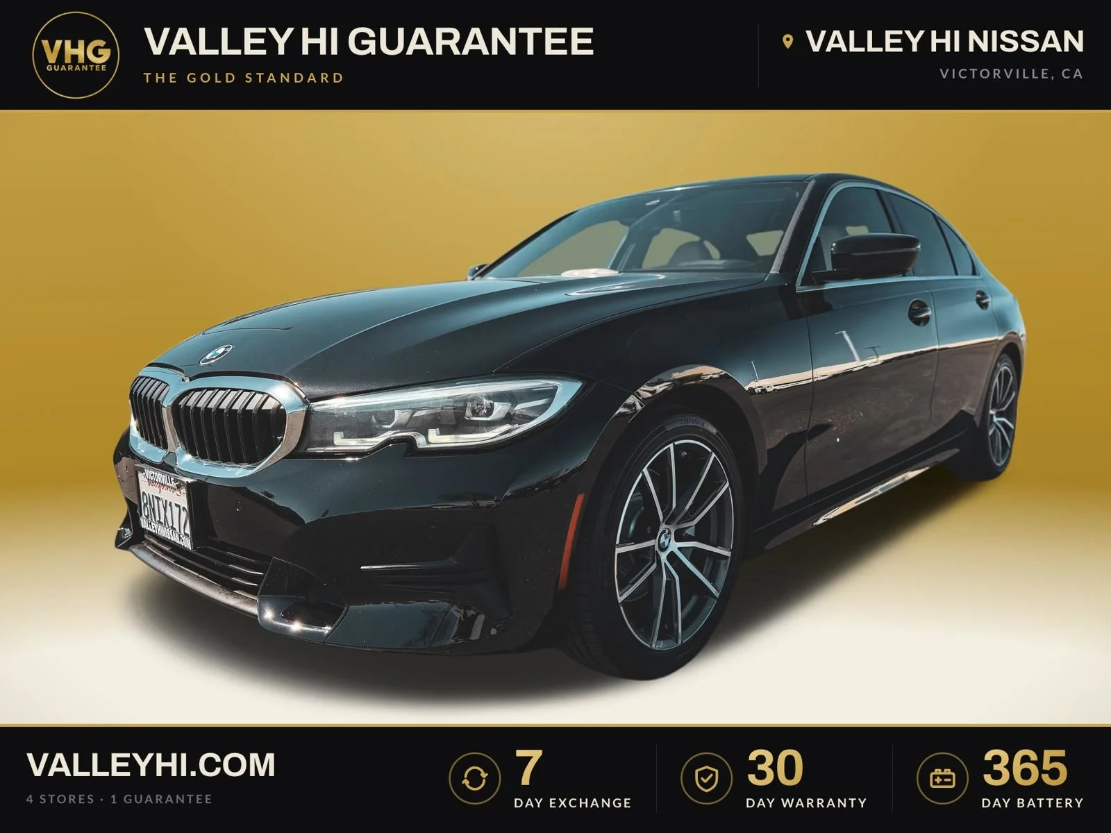 Used 2020 Black BMW 330i image 3