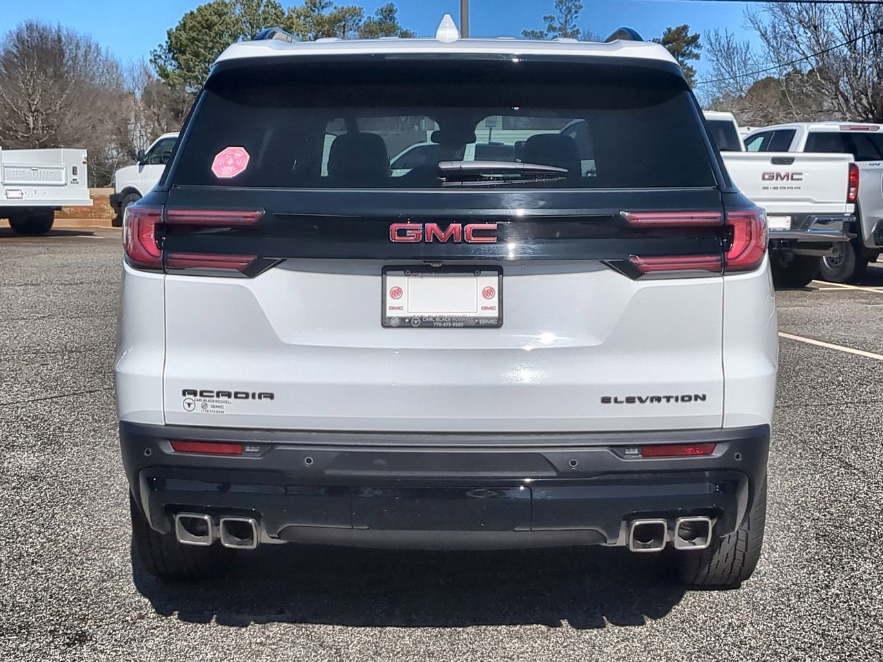 Used 2025 Summit White GMC Elevation image 7