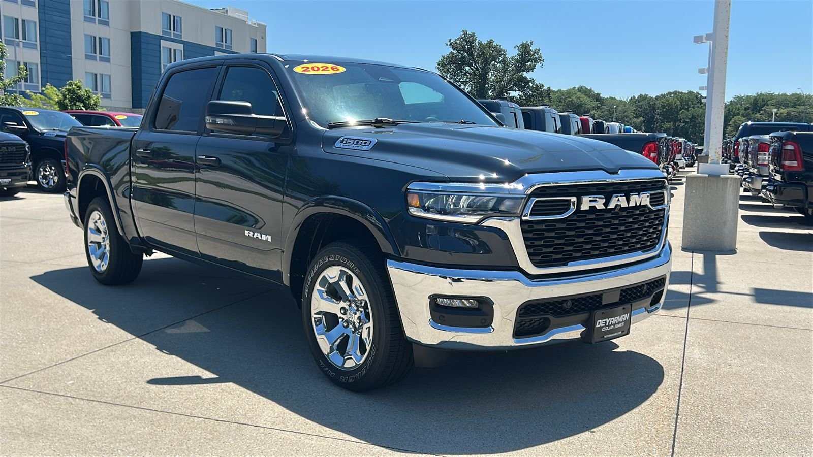 New 2026 Forged Blue Metallic Exterior Paint RAM Big Horn/Lone Star image 2
