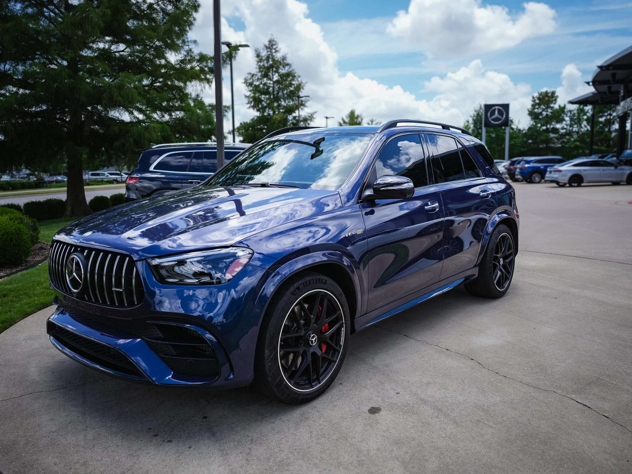 Certified Used 2024 Twilight Blue Metallic Mercedes-Benz GLE 63 S AMG® image 3