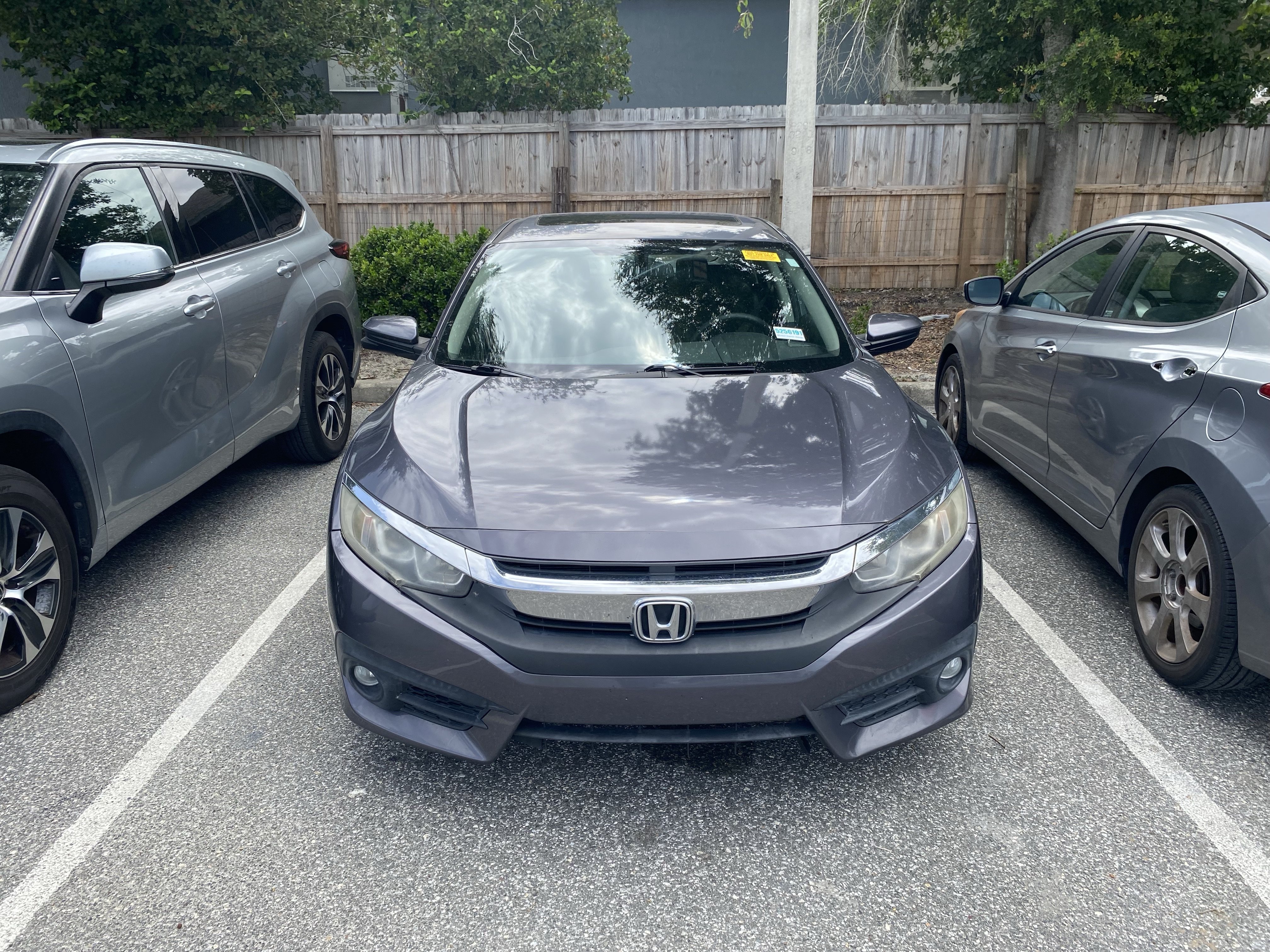 Used 2017 Modern Steel Metallic Honda EX-T image 12