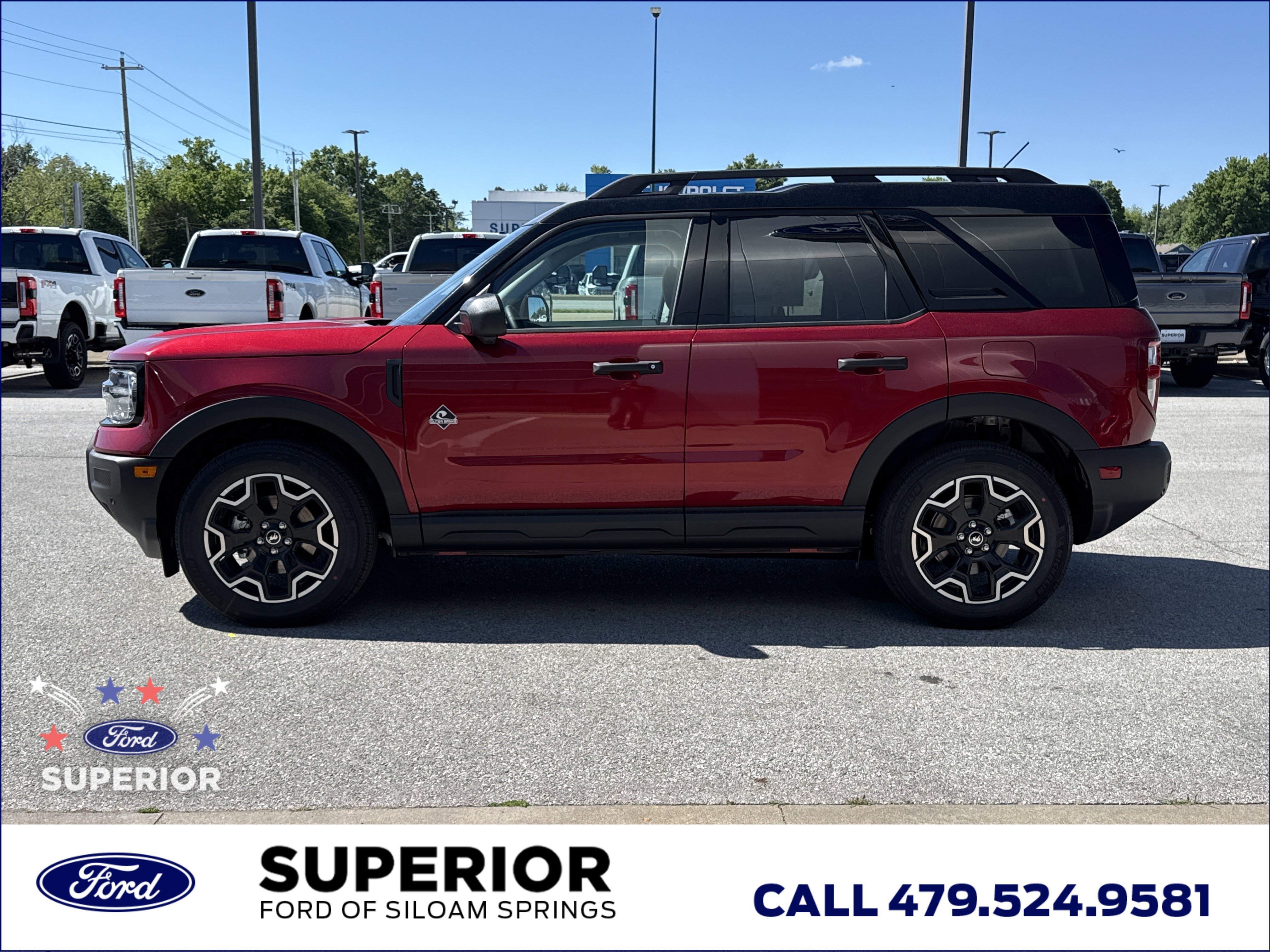 New 2026 Ruby Red Metallic Tinted Clearcoat Ford Outer Banks 4WD image 11