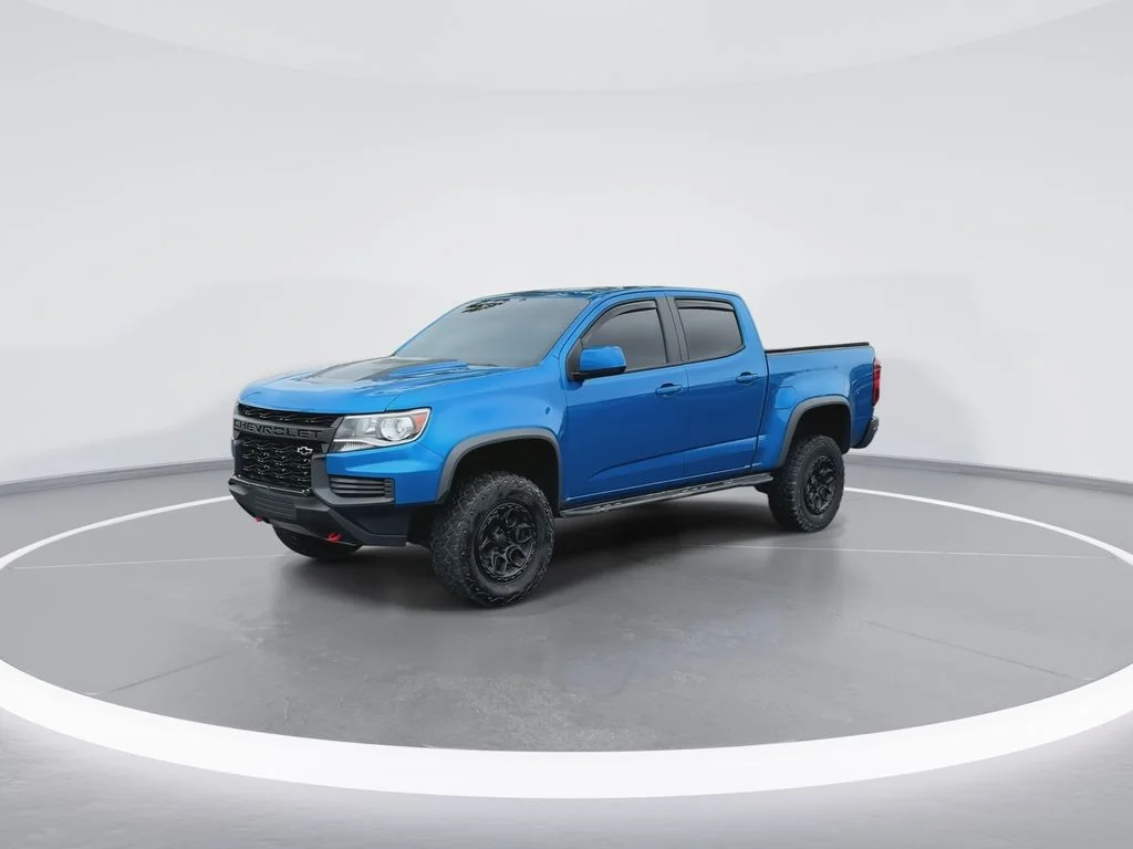 Used 2022 Blue Chevrolet ZR2 image 4