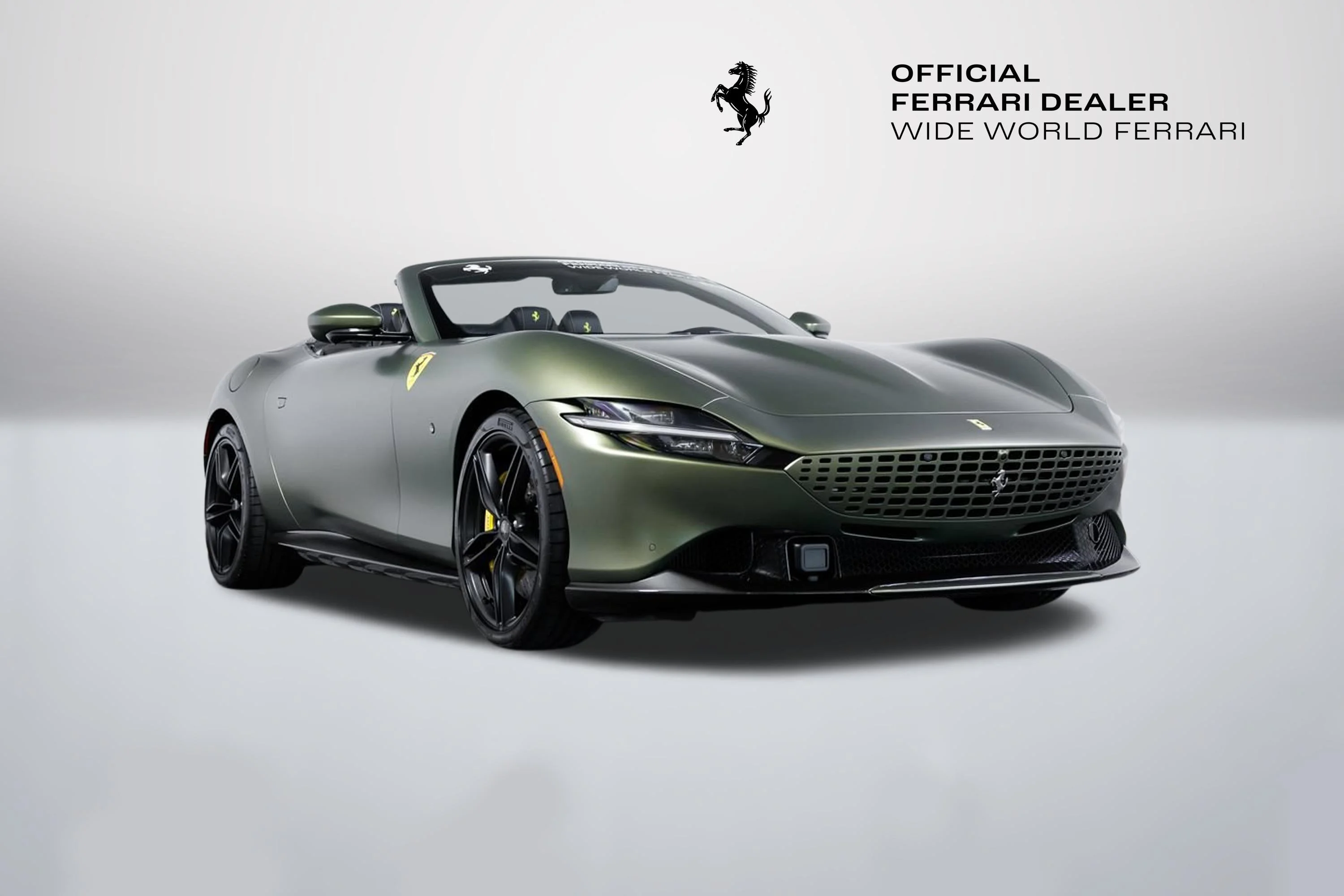 Certified Used 2024 Verde Masoni Opaco Ferrari Base image 6