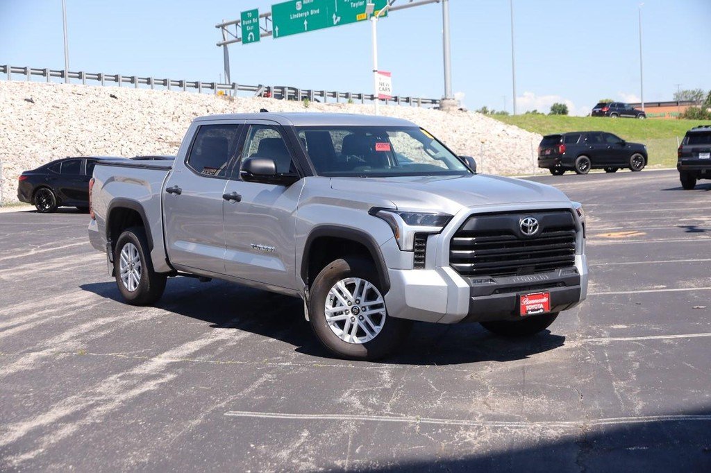 Used 2023 Celestial Silver Metallic Toyota SR5 CrewMax 5.5