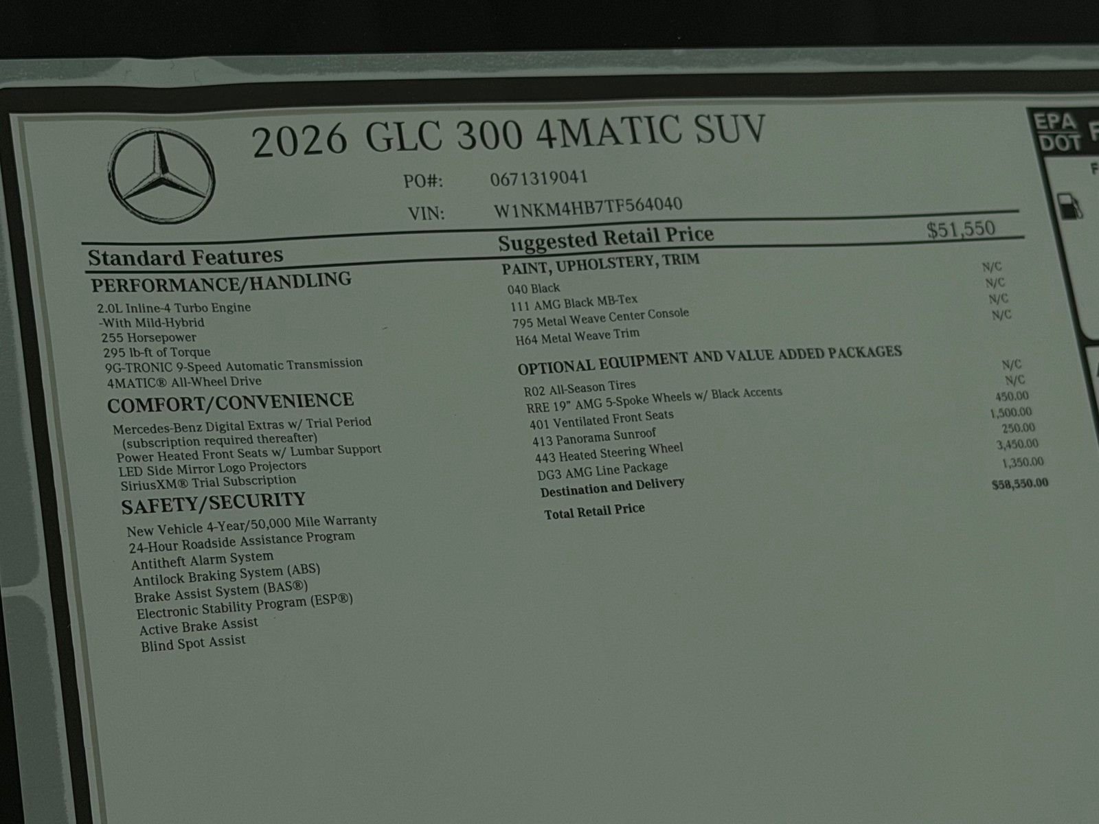 New 2026 Black Mercedes-Benz GLC 300 image 23