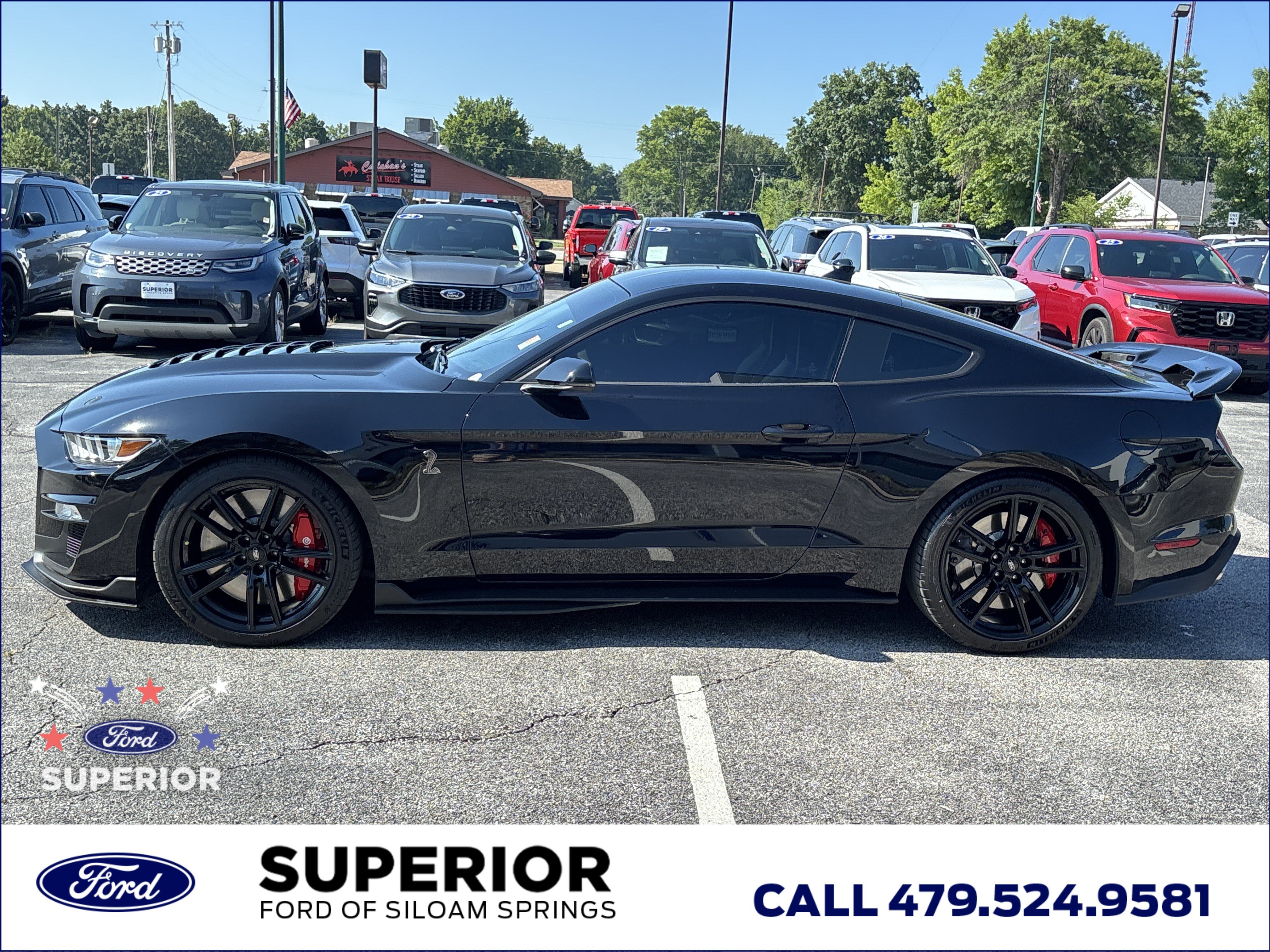 Used 2020 Shadow Black Ford Shelby GT500 Fastback image 8