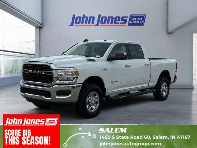 Used 2019 Bright White Clearcoat Ram Big Horn image 1