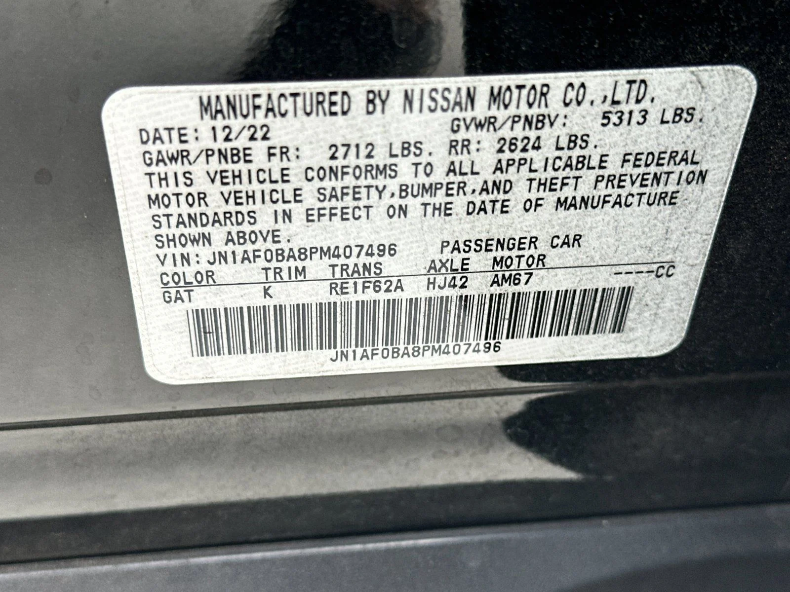 Used 2023 Black Diamond Pearl Nissan ENGAGE image 26