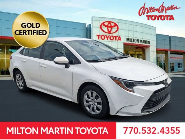 Used 2024 White Toyota LE image 1