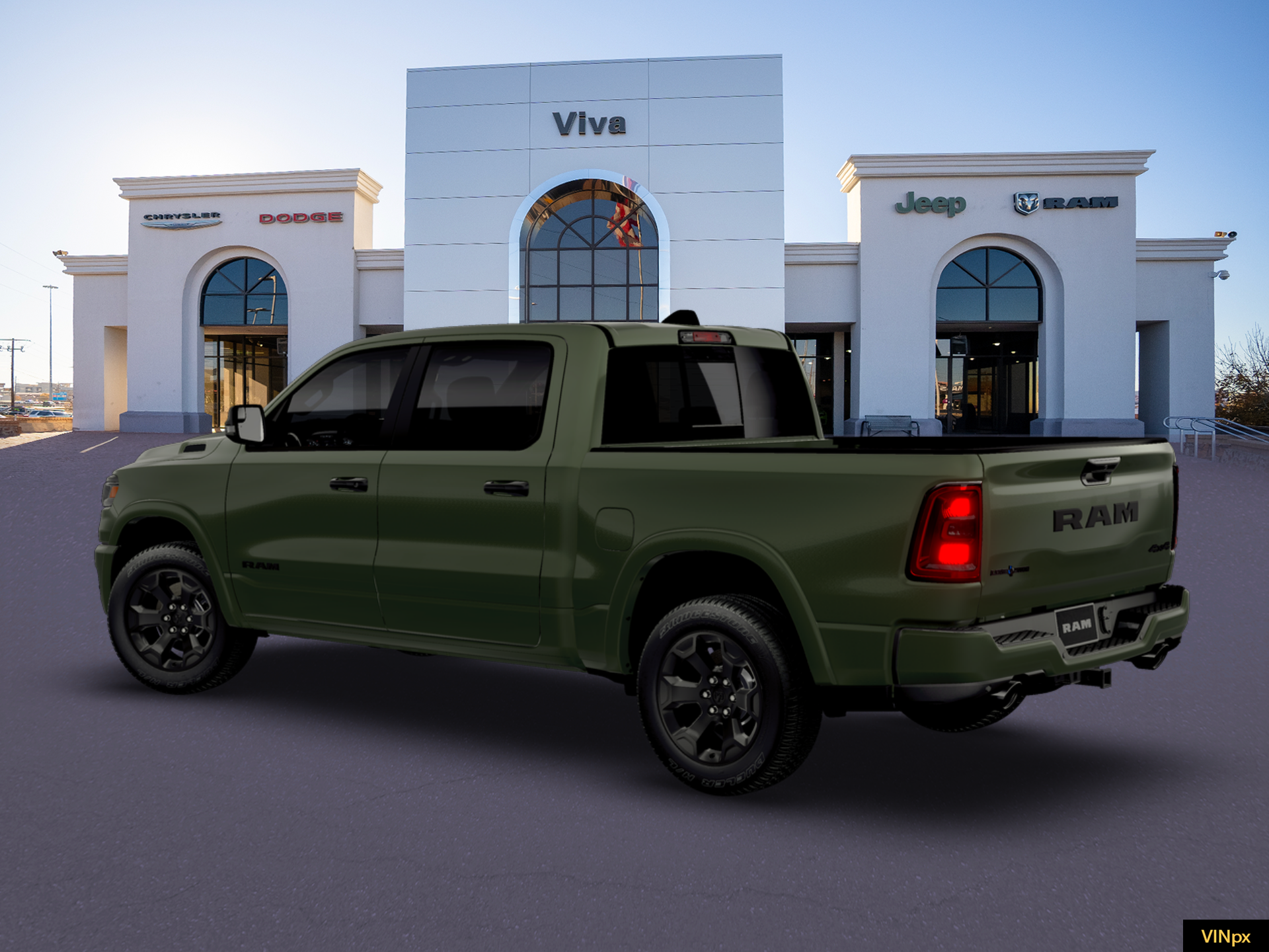 New 2026 Serrano Green Metallic RAM Big Horn/Lone Star image 4