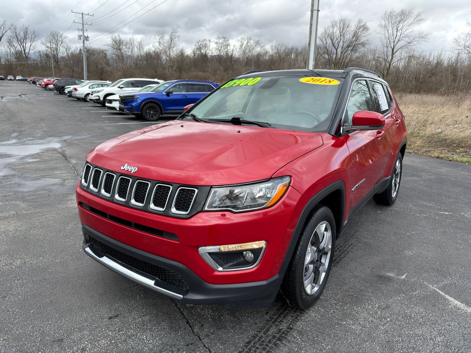 Used 2018 Jeep Compass Limited with VIN 3C4NJDCB2JT354260 for sale in Lima, OH