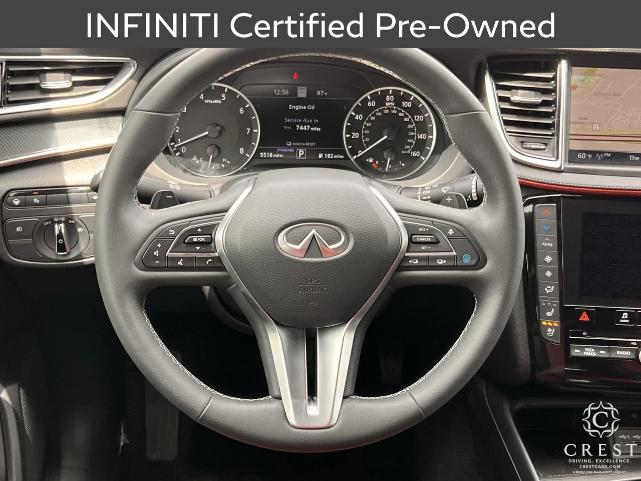 Certified Used 2025 Radiant White INFINITI SPORT image 8