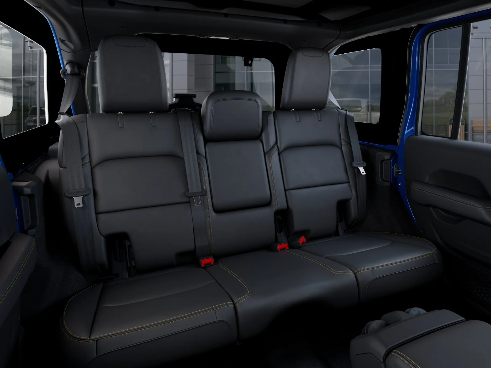 New 2026 Hydro Blue Pearl-Coat Exterior Paint Jeep Sahara 4-Door image 41