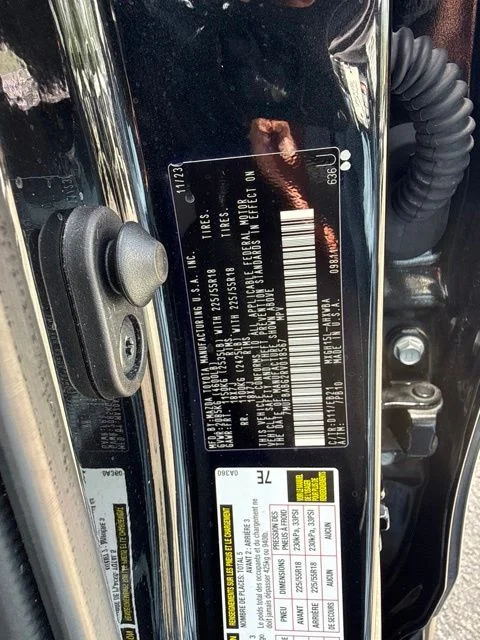 Used 2024 Black Toyota Hybrid XSE image 37