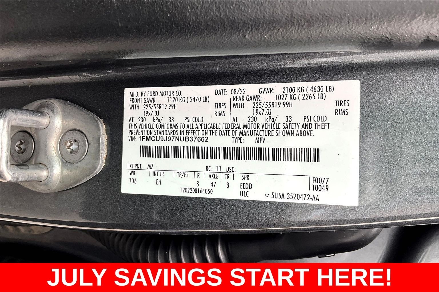 Used 2022 Gray Ford Titanium image 23