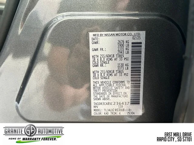 Used 2025 Gray Nissan SL image 30