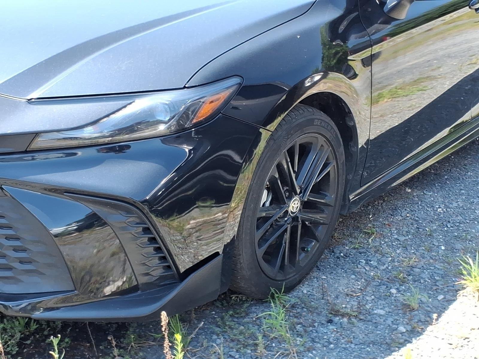 Used 2025 BLACK Toyota SE image 3