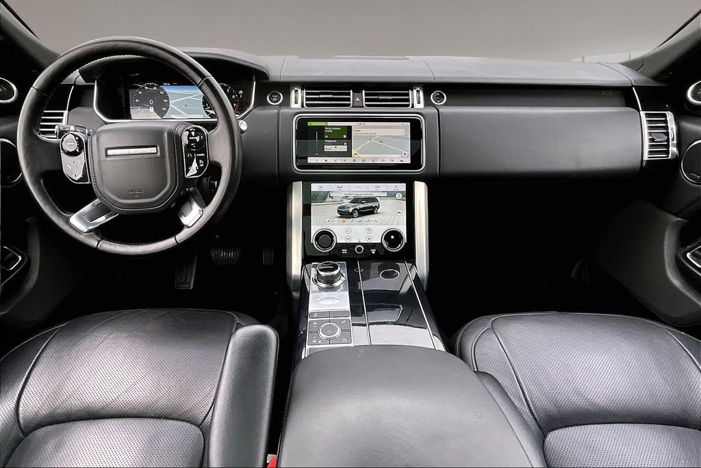Used 2019 Santorini Black Metallic Land Rover 3.0L V6 Supercharged HSE image 7