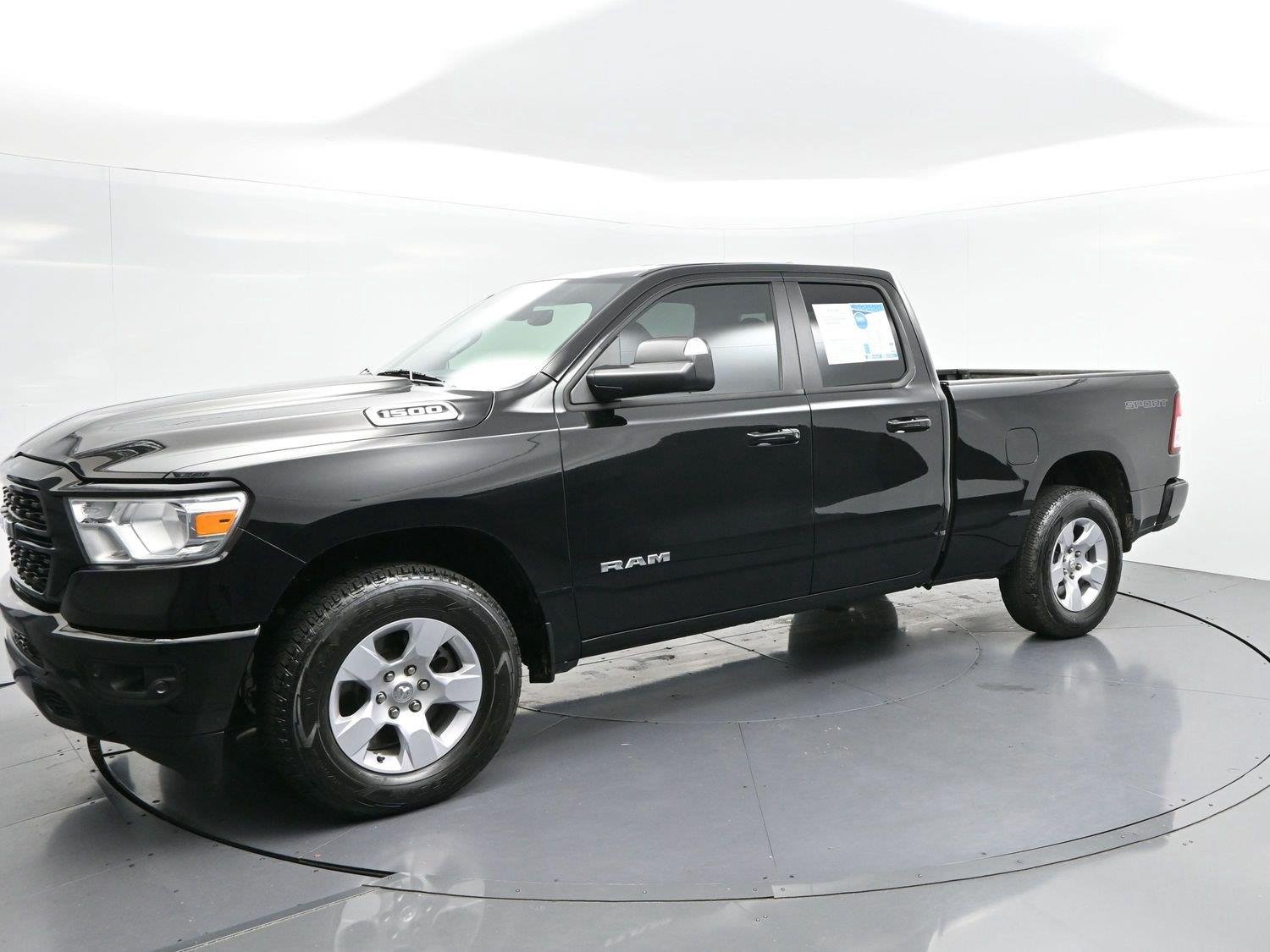 Used 2023 Diamond Black Crystal Pearlcoat Ram Big Horn image 4