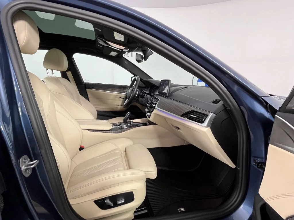 Certified Used 2023 Blue Metallic BMW 540i xDrive image 24
