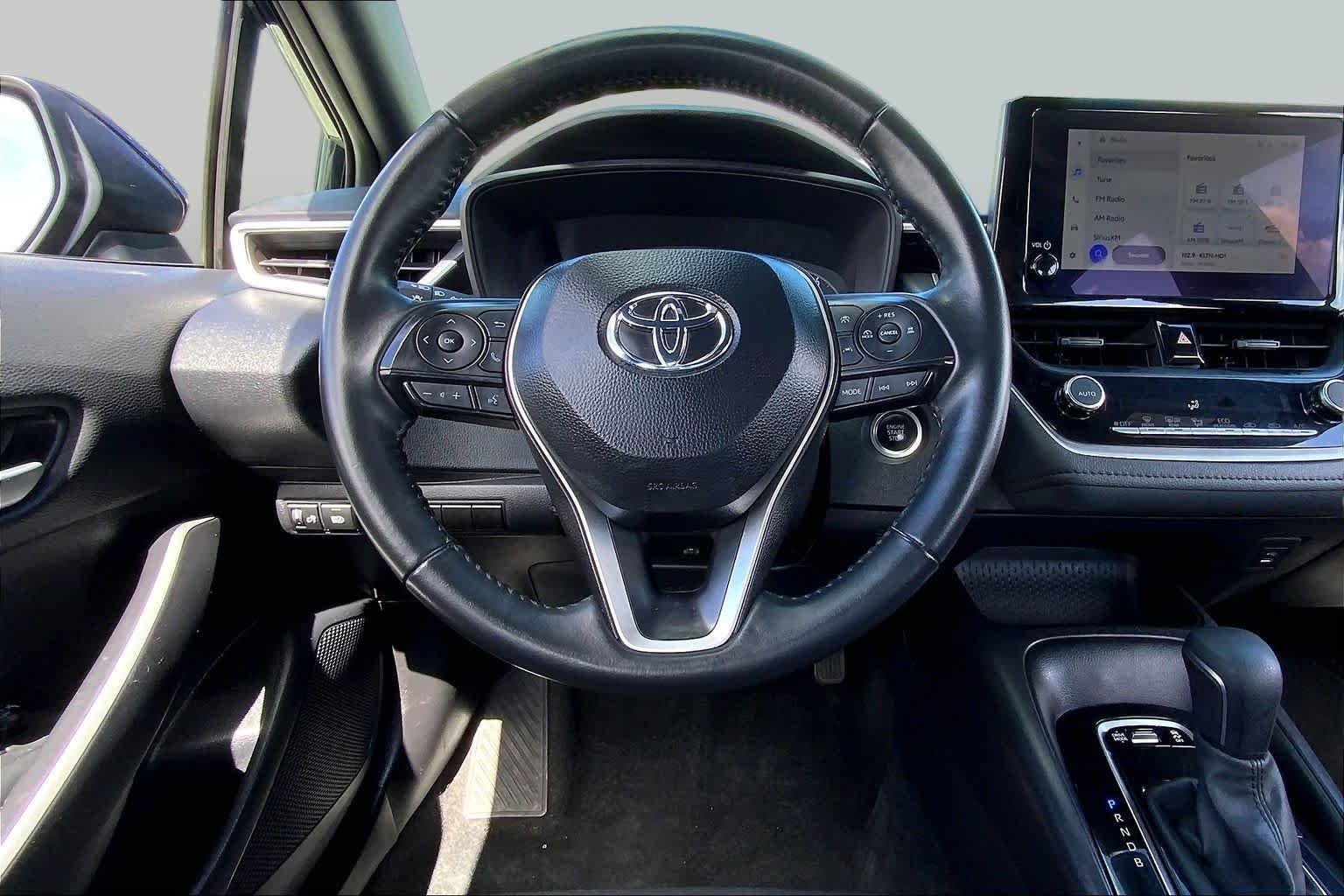Used 2025 Midnight Black Metallic Toyota SE image 6