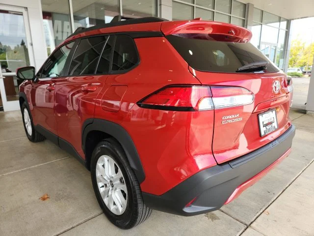 Certified Used 2022 Red Toyota LE image 8