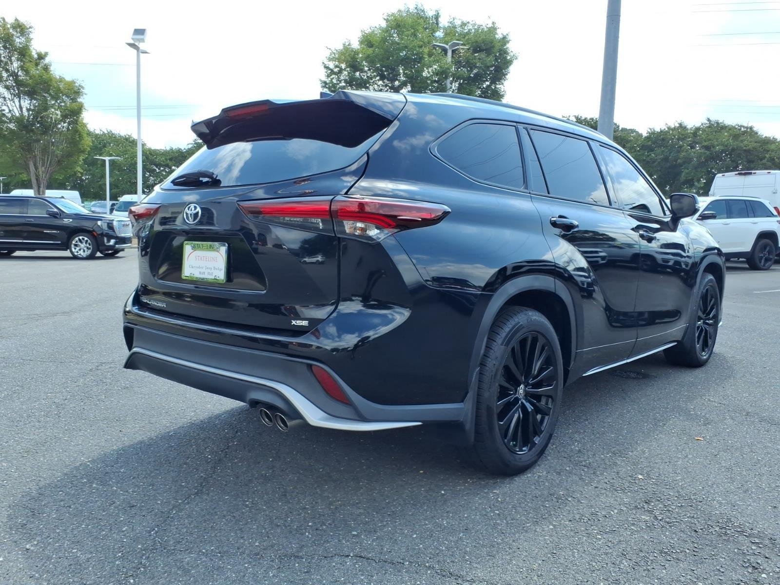 Used 2024 Midnight Black Metallic Toyota XSE image 2