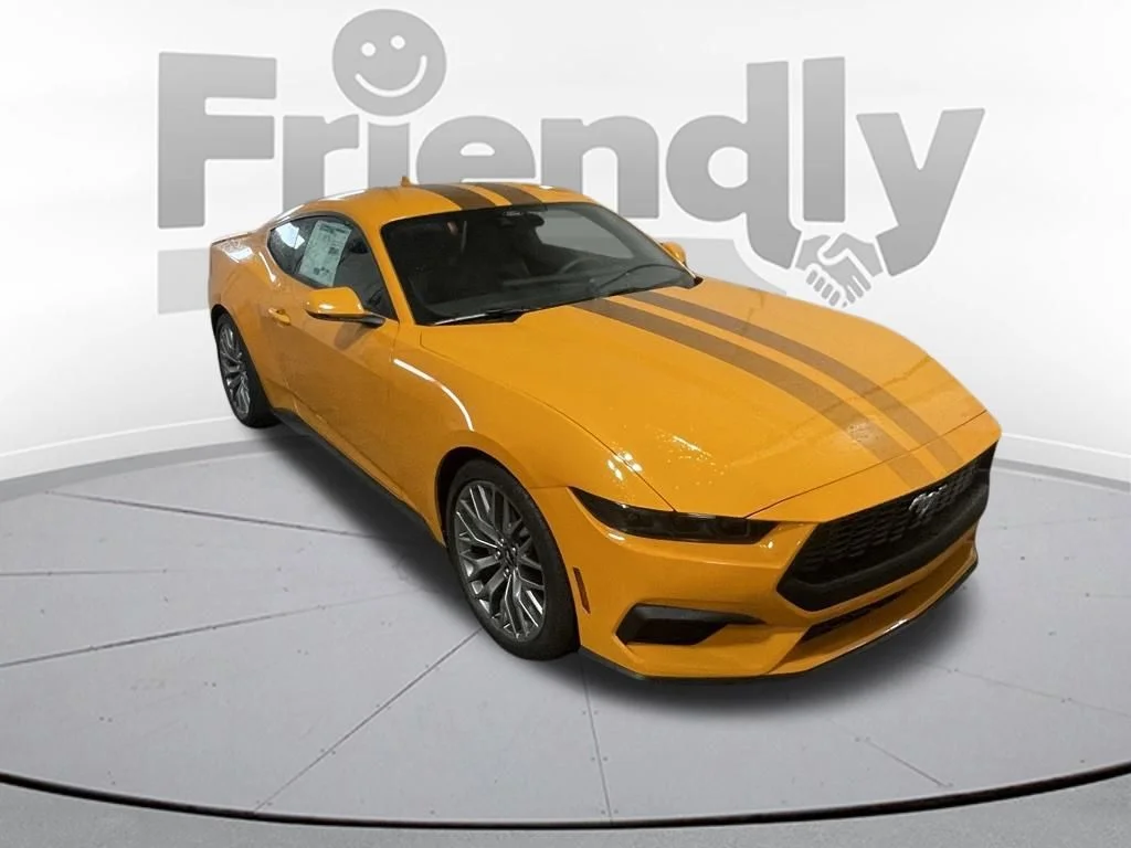 New 2026 Orange Fury Metallic Tri-coat Ford EcoBoost® Premium Fastback image 3