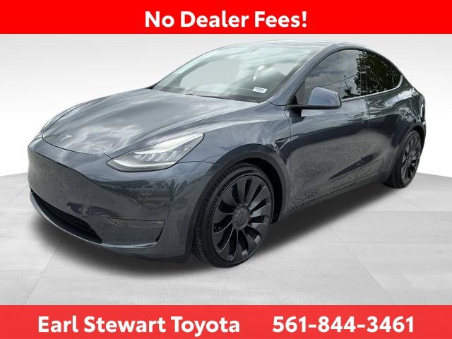 Used 2020 Gray Tesla Performance image 9