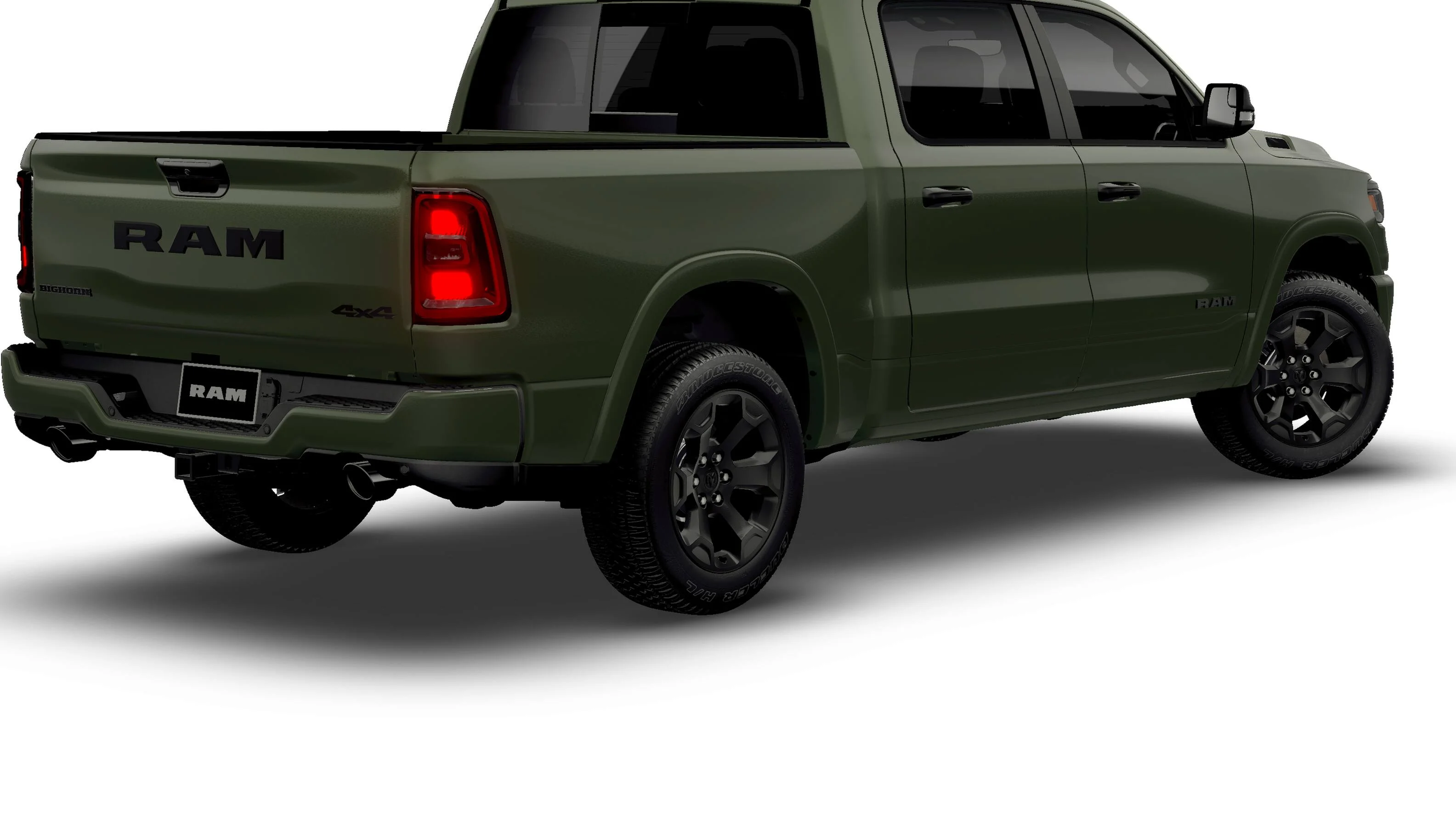 New 2026 Serrano Green Metallic RAM Big Horn/Lone Star image 2