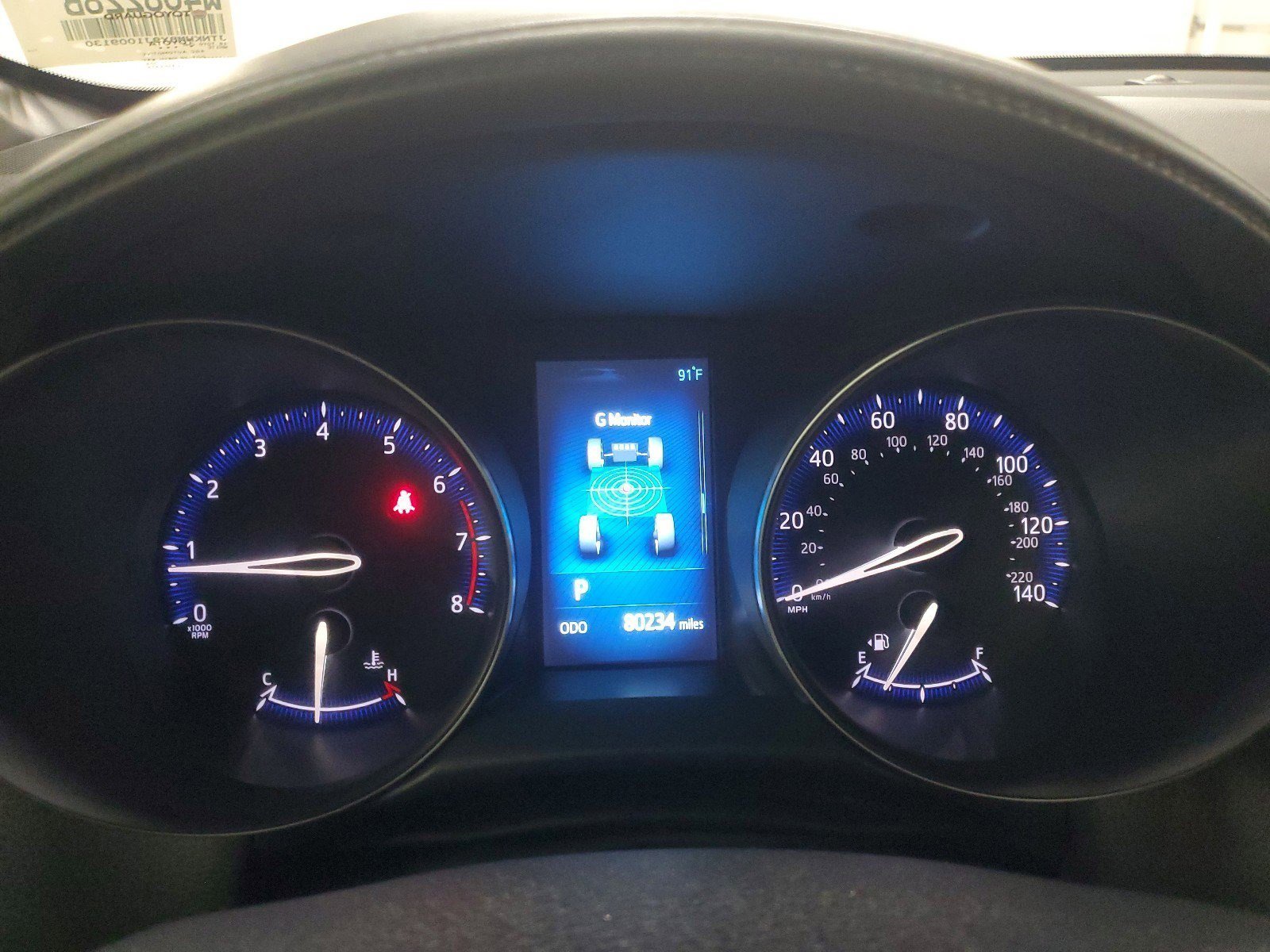 Used 2018 Blizzard Pearl Toyota XLE image 24