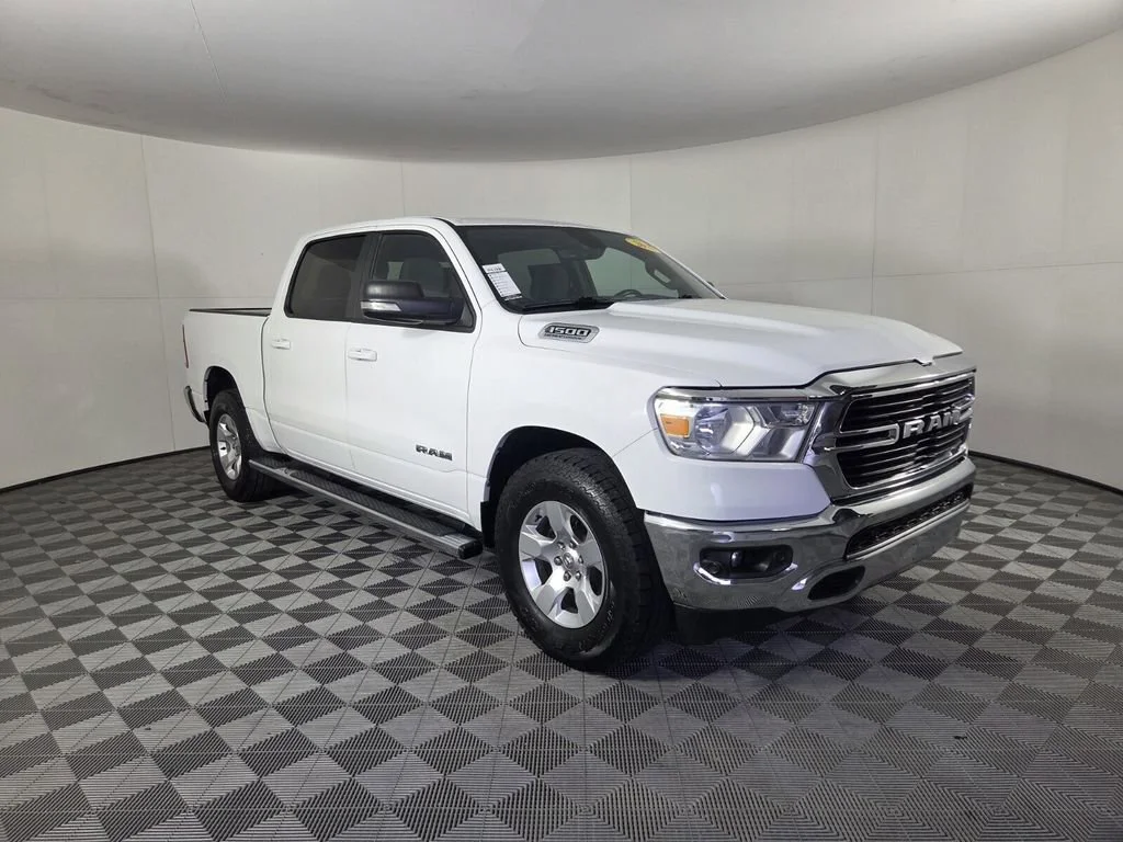 Certified Used 2021 Bright White Clearcoat Ram Big Horn image 2