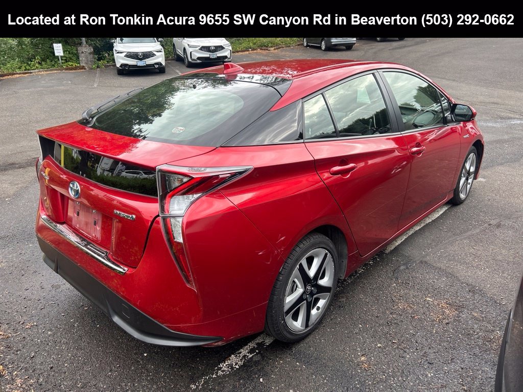 Used 2017 Hypersonic Red Toyota Three Touring image 3