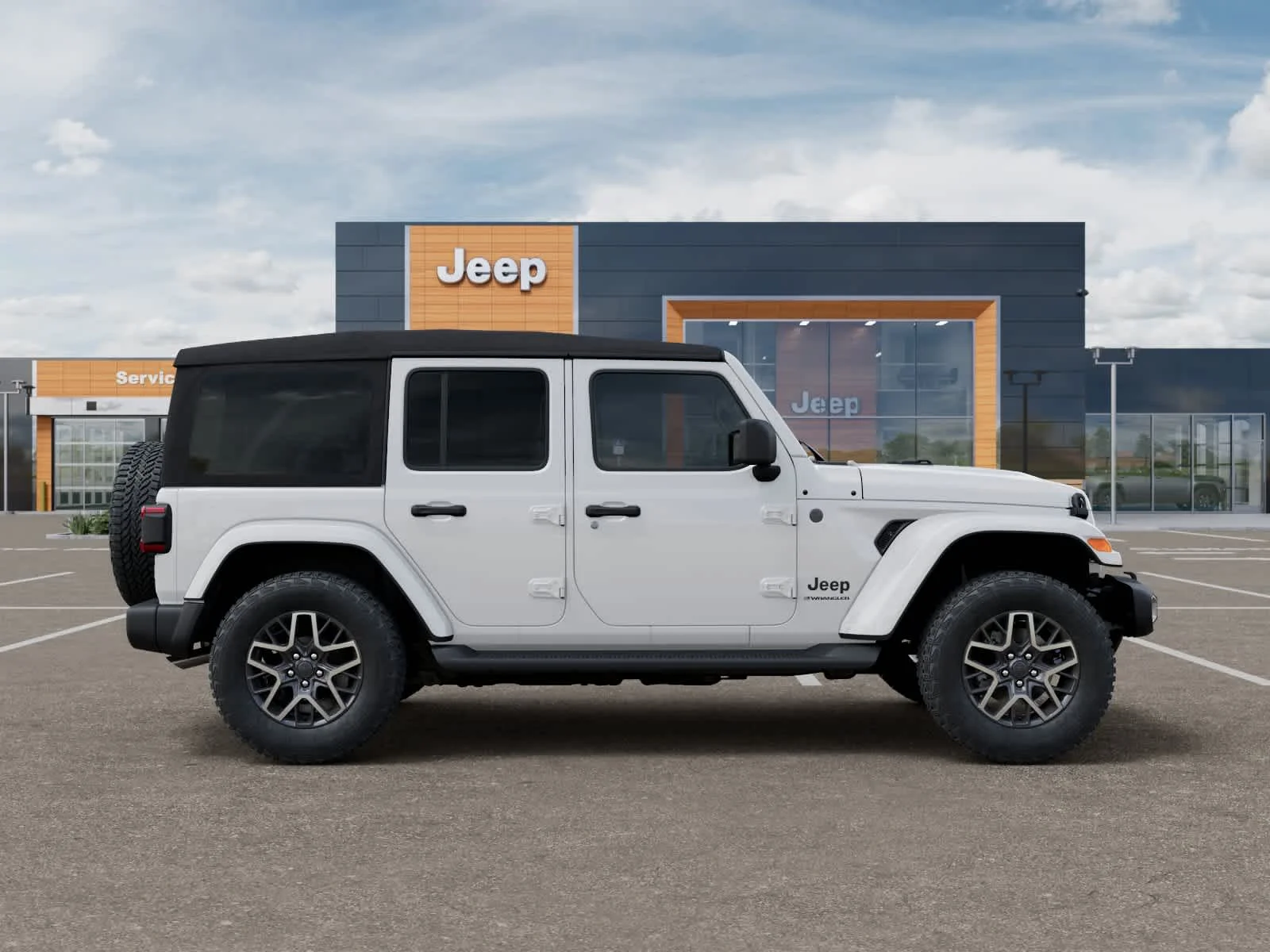 New 2026 Bright White Clearcoat Jeep Sahara image 21