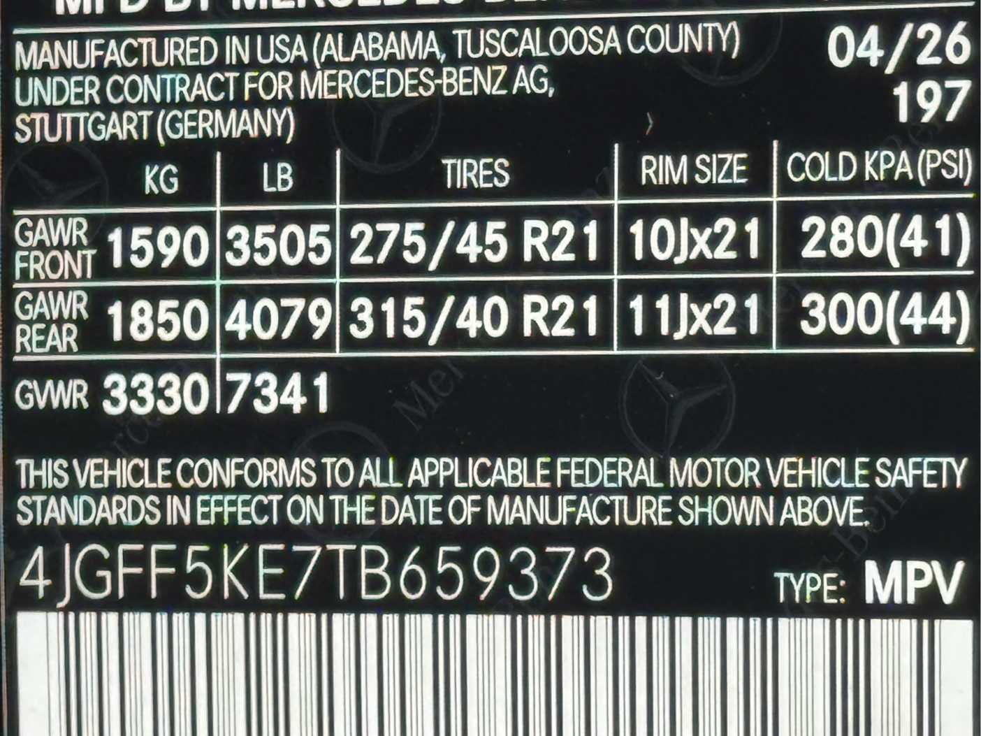 New 2026 Obsidian Black Metallic Mercedes-Benz GLS 450 image 18