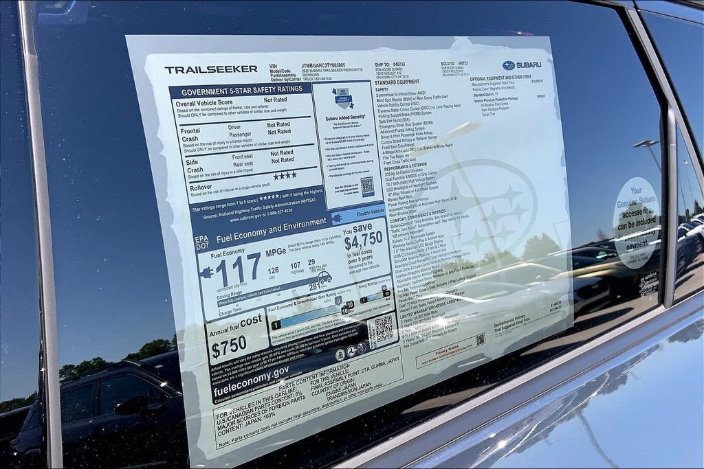 New 2026 MAGNETITE GRAY METALLIC Subaru Premium image 14