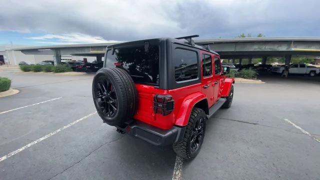 Used 2021 Red Jeep Unlimited Sahara 4xe image 7