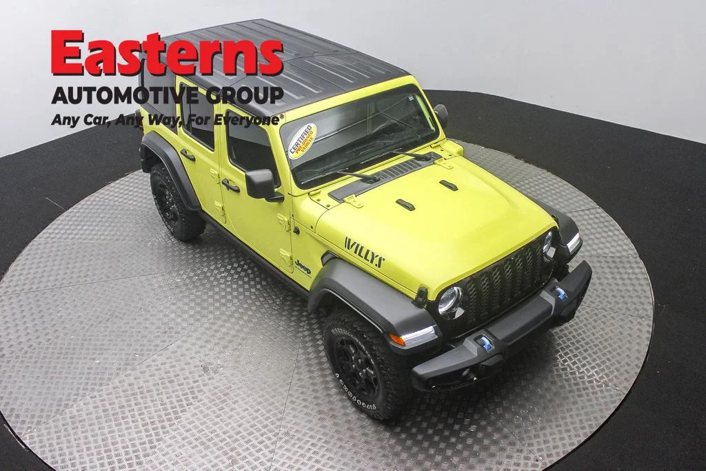 Used 2023 Yellow Jeep Willys 4xe image 3