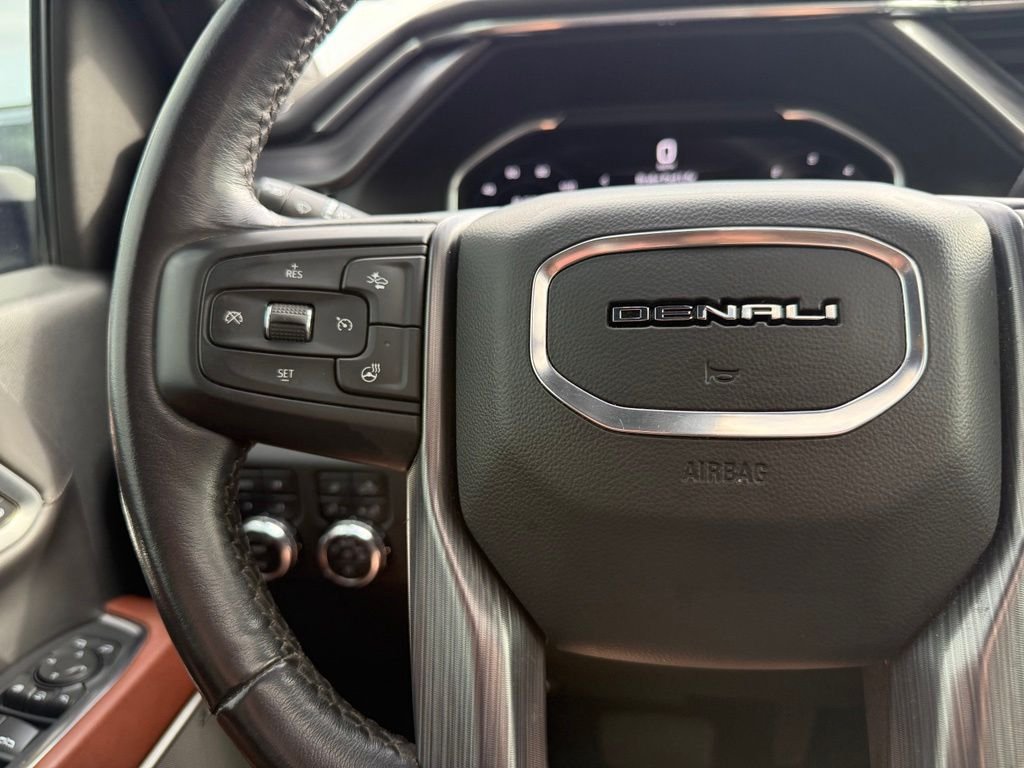 Used 2024 White Frost Tri-Coat GMC Denali Ultimate image 28