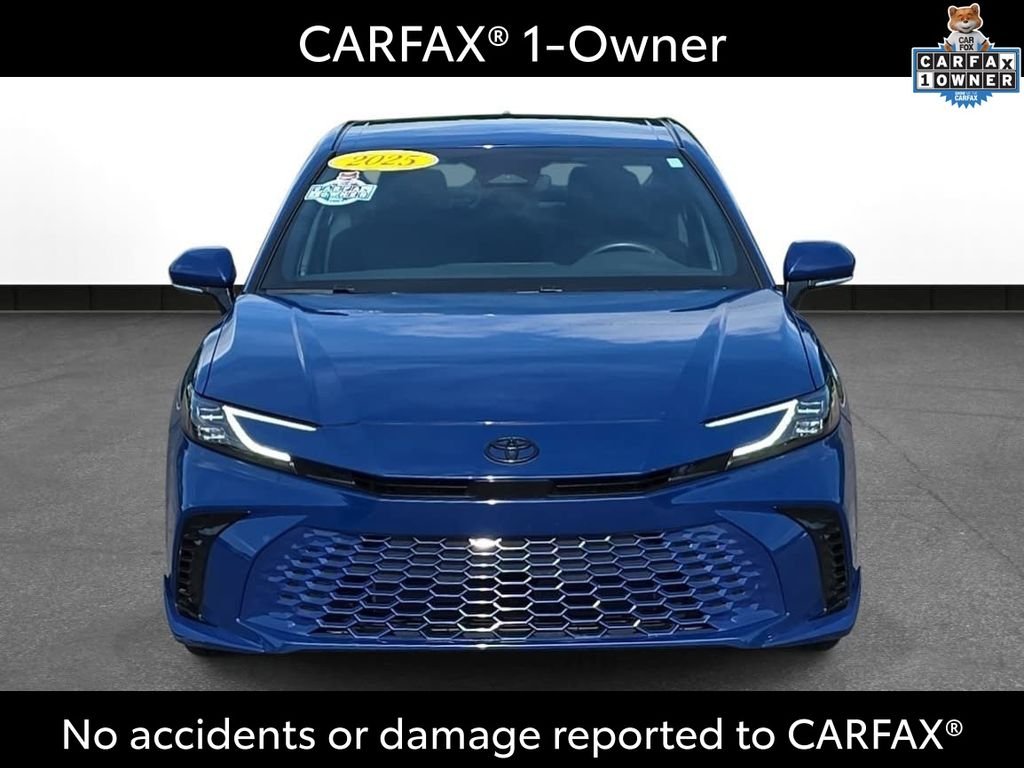 Certified Used 2025 Blue Toyota XSE image 2