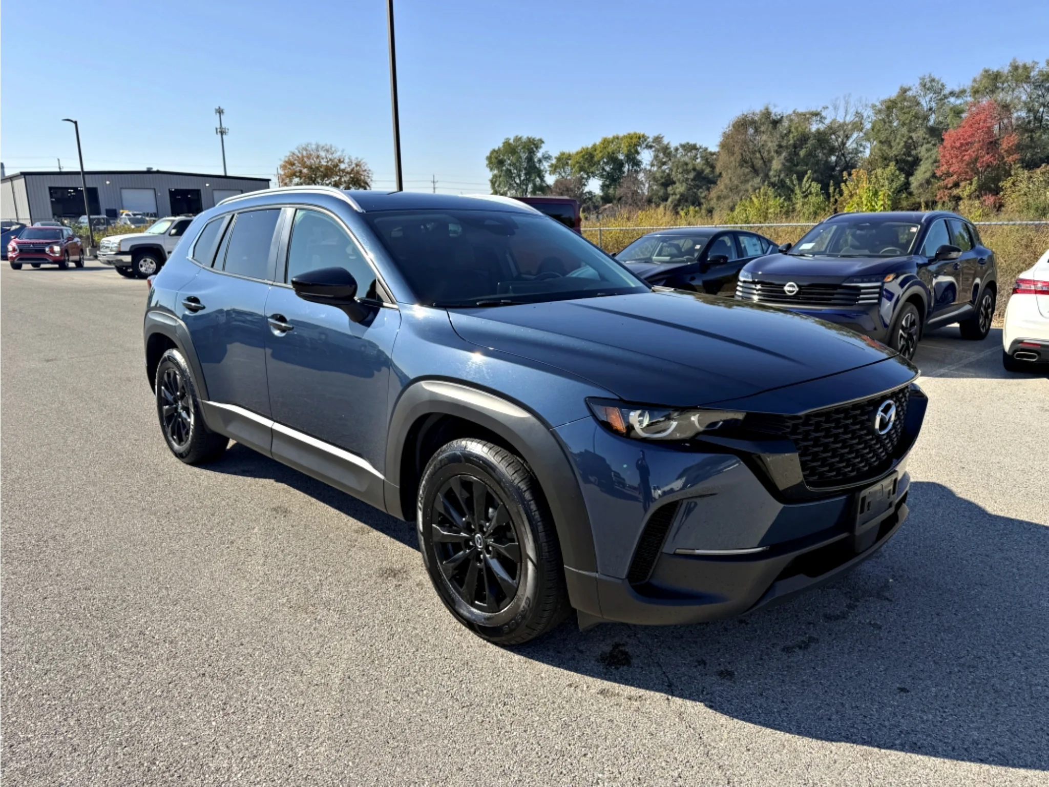 Used 2025 Ingot Blue Metallic Mazda 2.5 S Preferred Package image 8