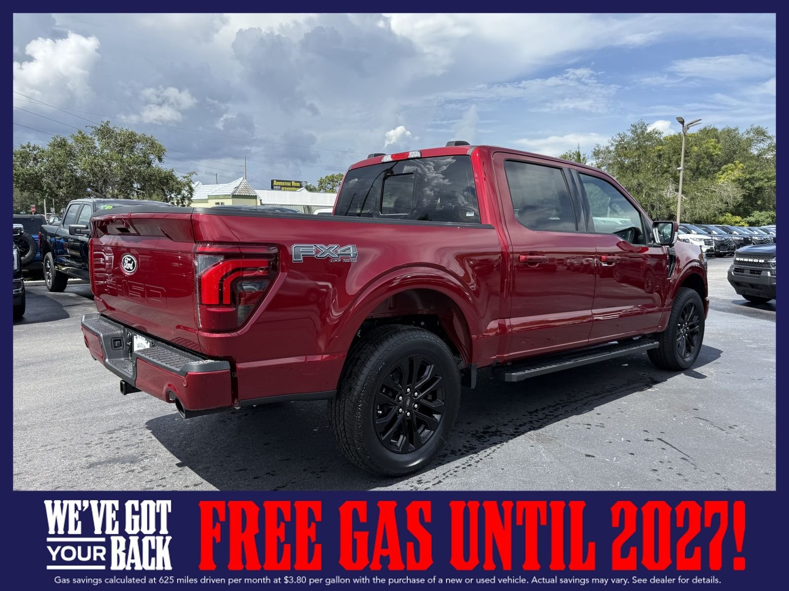 New 2026 Ruby Red Metallic Tinted Clearcoat Ford Lariat image 6
