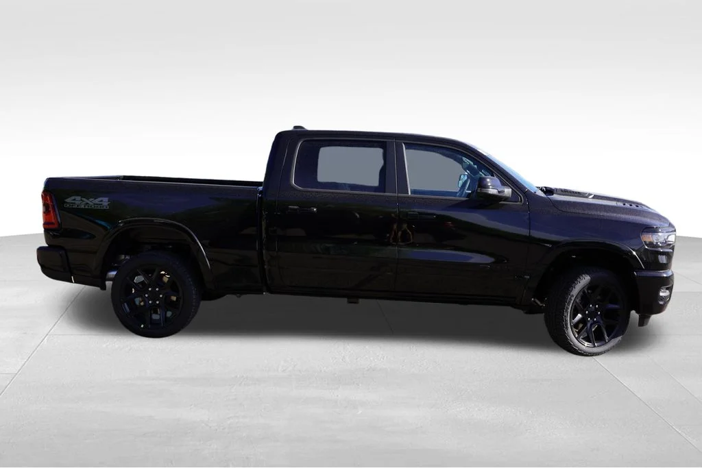New 2026 Diamond Black Crystal Pearl-Coat Exterior Paint RAM Laramie image 2