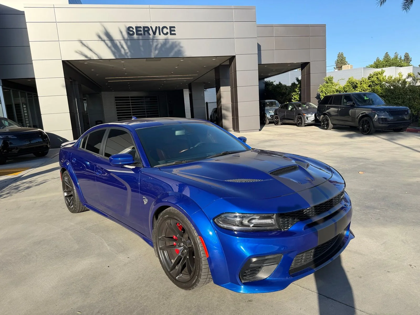 Used 2020 Blue Dodge SRT Hellcat image 3
