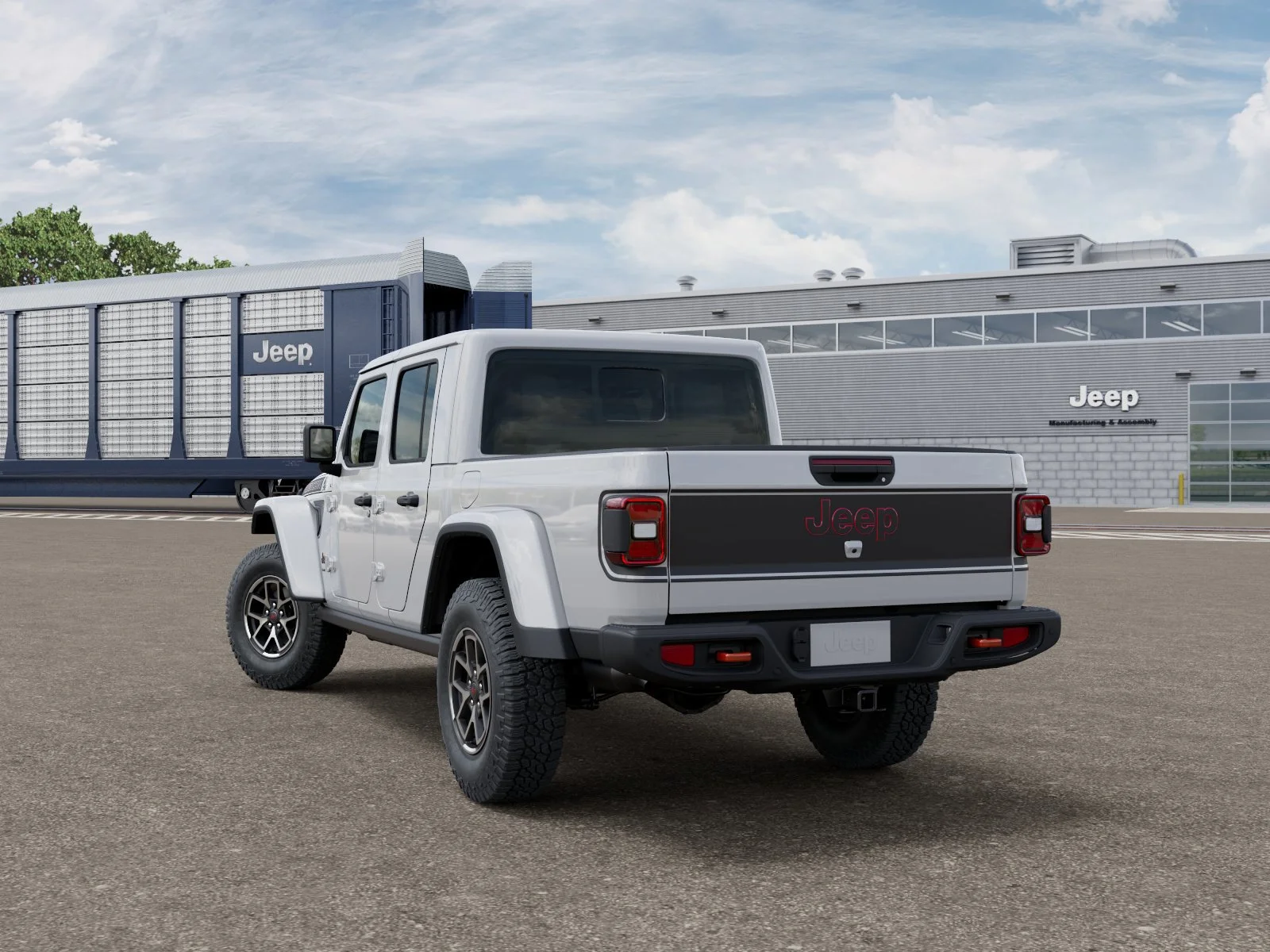 New 2026 Bright White Clear-Coat Exterior Paint Jeep Shadow Ops image 3