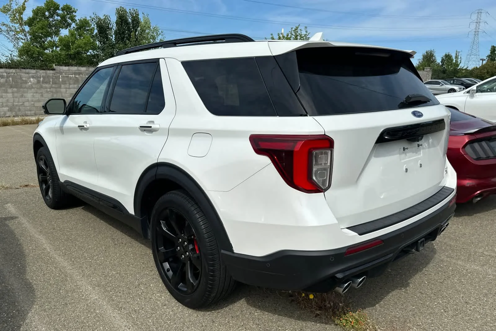 Used 2020 Star White Metallic Tri-Coat Ford ST image 4
