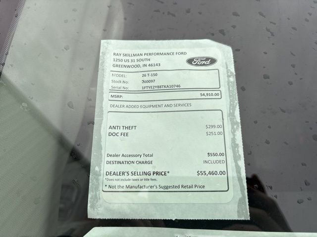 New 2026 Oxford White Ford Base image 35